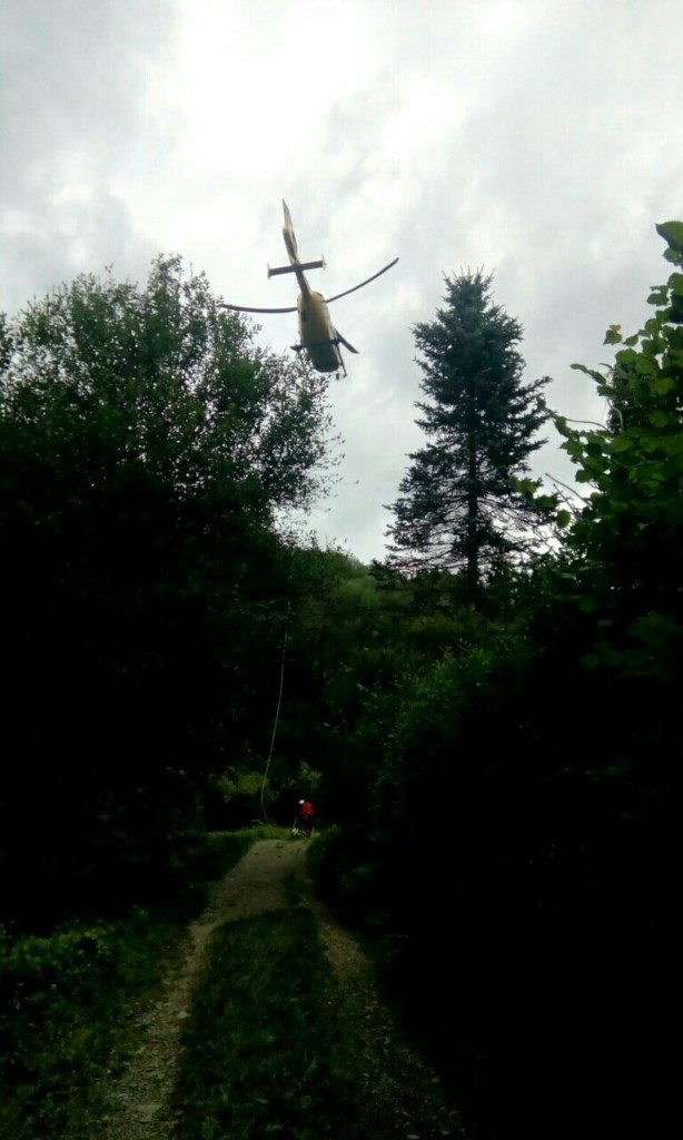 foto z místa zásahu